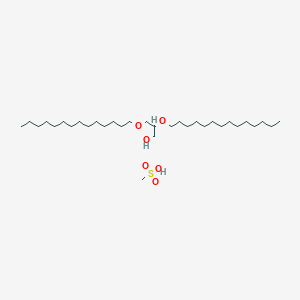 Methanesulfonic acid--2,3-bis(tetradecyloxy)propan-1-ol (1/1)