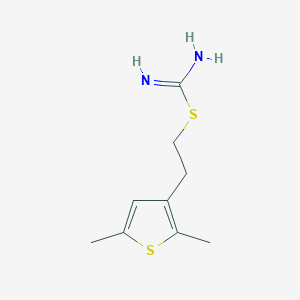 2-(2,5-Dimethyl-3-thienyl)ethyl carbamimidothioate