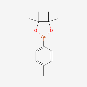 4,4,5,5-Tetramethyl-2-(4-methylphenyl)-1,3,2-dioxarsolane