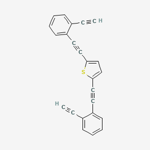 2,5-Bis[(2-ethynylphenyl)ethynyl]thiophene