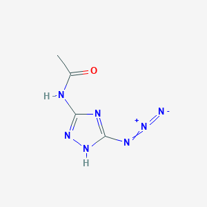 N-(5-Azido-1H-1,2,4-triazol-3-yl)acetamide