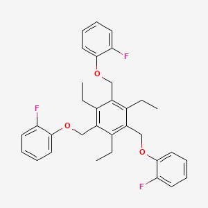 1,1',1''-[(2,4,6-Triethylbenzene-1,3,5-triyl)tris(methyleneoxy)]tris(2-fluorobenzene)