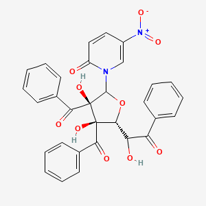 molecular formula C31H24N2O10 B1515984 1-(2,3,5-Tribenzoyl-D-ribofuranosyl)-5-nitropyridine-2(1H)-one 