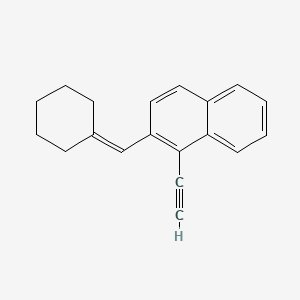 2-(Cyclohexylidenemethyl)-1-ethynylnaphthalene