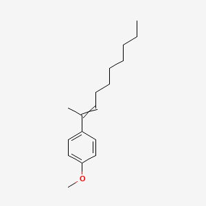 1-(Dec-2-EN-2-YL)-4-methoxybenzene