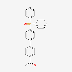 1-[4'-(Diphenylphosphoryl)[1,1'-biphenyl]-4-yl]ethan-1-one