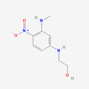 2-[3-(Methylamino)-4-nitroanilino]ethan-1-ol