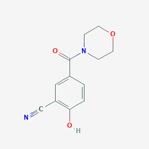 Morpholine, 4-(3-cyano-4-hydroxybenzoyl)-