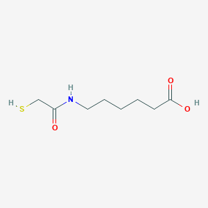 molecular formula C8H15NO3S B15160049 6-(2-Sulfanylacetamido)hexanoic acid CAS No. 869803-41-8