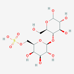 molecular formula C12H22O14S B1516021 WURCS=2.0/2,2,1/[a2122h-1x_1-5][a2112h-1b_1-5_6*OSO/3=O/3=O]/1-2/a4-b1 