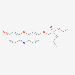 Diethyl {[(3-oxo-3H-phenoxazin-7-YL)oxy]methyl}phosphonate