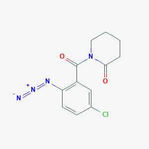 1-(2-Azido-5-chlorobenzoyl)piperidin-2-one