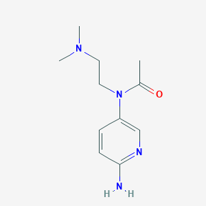 N-(6-Aminopyridin-3-yl)-N-[2-(dimethylamino)ethyl]acetamide