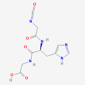 N-(Oxidaneylidenemethylidene)glycyl-L-histidylglycine