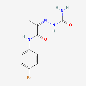 (2Z)-N-(4-bromophenyl)-2-(carbamoylhydrazinylidene)propanamide