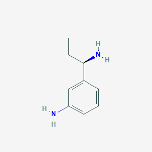 molecular formula C9H14N2 B1516033 (R)-3-(1-Amino-propyl)-phenylamine 