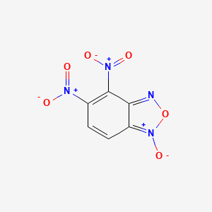 4,5-Dinitro-1-oxo-2,1lambda~5~,3-benzoxadiazole