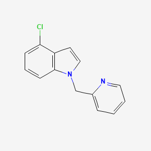 4-Chloro-1-(pyridin-2-ylmethyl)-1H-indole