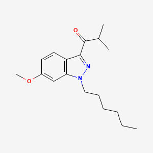 1-Propanone, 1-(1-hexyl-6-methoxy-1H-indazol-3-yl)-2-methyl-