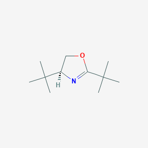 Oxazole, 2,4-bis(1,1-dimethylethyl)-4,5-dihydro-, (4S)-