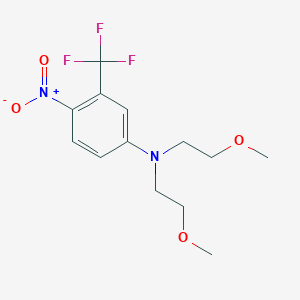 Benzenamine, N,N-bis(2-methoxyethyl)-4-nitro-3-(trifluoromethyl)-