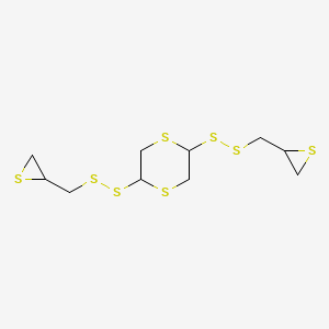 2,5-Bis{[(thiiran-2-yl)methyl]disulfanyl}-1,4-dithiane