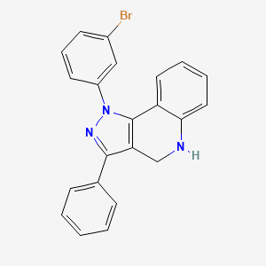 1-(3-Bromophenyl)-3-phenyl-2,4-dihydro-1H-pyrazolo[4,3-c]quinoline