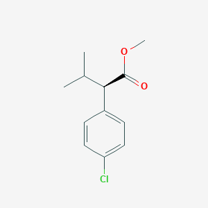 molecular formula C12H15ClO2 B1516041 (R)-2-(4-Chloro-phenyl)-3-methyl-butyric acid methyl ester 