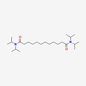 molecular formula C24H48N2O2 B15160417 N~1~,N~1~,N~12~,N~12~-Tetra(propan-2-yl)dodecanediamide CAS No. 820251-61-4