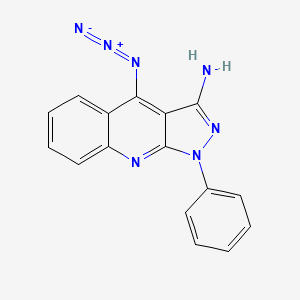 4-Azido-1-phenyl-1H-pyrazolo[3,4-B]quinolin-3-amine