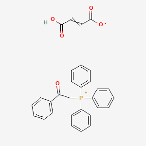 (2-Oxo-2-phenylethyl)(triphenyl)phosphaniumato 3-carboxyprop-2-enoatato