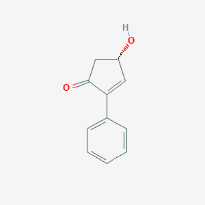 2-Cyclopenten-1-one, 4-hydroxy-2-phenyl-, (4S)-