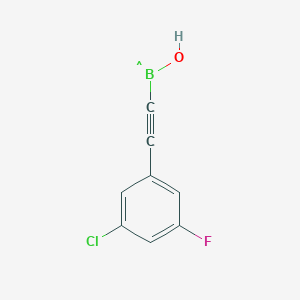 [(3-Chloro-5-fluorophenyl)ethynyl](hydroxy)boranyl