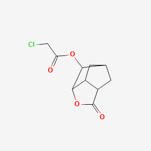 Acetic acid, 2-chloro-, hexahydro-2-oxo-3,5-methano-2H-cyclopenta[b]furan-6-yl ester