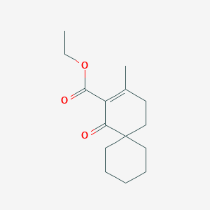 Ethyl 3-methyl-1-oxospiro[5.5]undec-2-ene-2-carboxylate