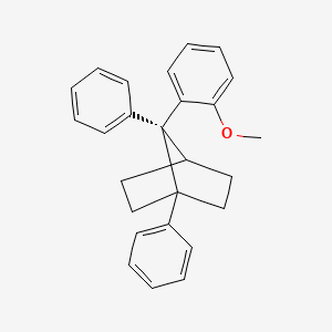 molecular formula C26H26O B15160601 (7R)-7-(2-Methoxyphenyl)-1,7-diphenylbicyclo[2.2.1]heptane CAS No. 656260-01-4