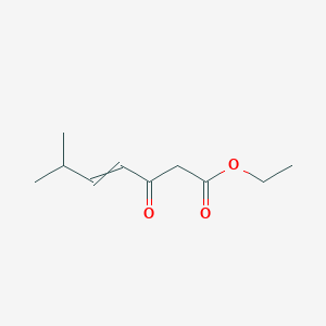 molecular formula C10H16O3 B15160602 Ethyl 6-methyl-3-oxohept-4-enoate CAS No. 820215-84-7