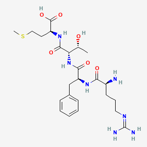 N~5~-(Diaminomethylidene)-L-ornithyl-L-phenylalanyl-L-threonyl-L-methionine