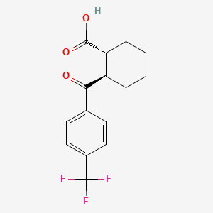 (1R,2R)-2-[4-(trifluoromethyl)benzoyl]cyclohexane-1-carboxylic acid