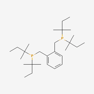 [1,2-Phenylenebis(methylene)]bis[bis(2-methylbutan-2-yl)phosphane]