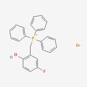 molecular formula C25H21BrFOP B1516068 (5-Fluoro-2-hydroxybenzyl)(triphenyl)phosphonium bromide 