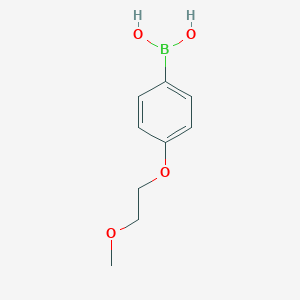 molecular formula C9H13BO4 B151608 (4-(2-Methoxyethoxy)phenyl)boronic acid CAS No. 265664-52-6