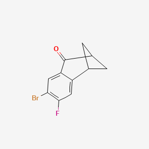 molecular formula C11H8BrFO B1516083 6-bromo-7-fluoro-2,3-dihydro-1,3-methanonaphthalen-4(1H)-one 