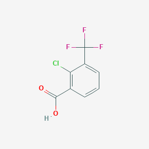 molecular formula C8H4ClF3O2 B151612 2-氯-3-(三氟甲基)苯甲酸 CAS No. 39226-97-6