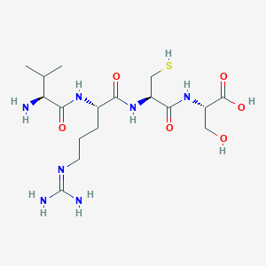 L-Valyl-N~5~-(diaminomethylidene)-L-ornithyl-L-cysteinyl-L-serine