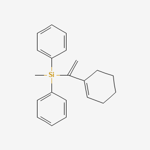 [1-(Cyclohex-1-en-1-yl)ethenyl](methyl)diphenylsilane