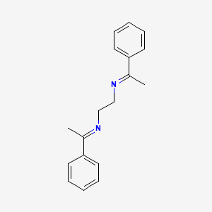 1,2-Ethanediamine, N,N'-bis(1-phenylethylidene)-, (E,E)-