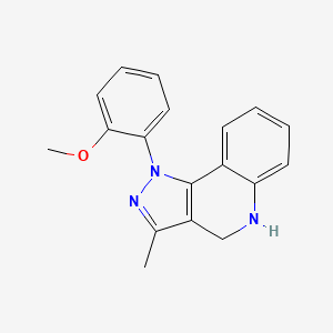 1-(2-Methoxyphenyl)-3-methyl-2,4-dihydro-1H-pyrazolo[4,3-c]quinoline