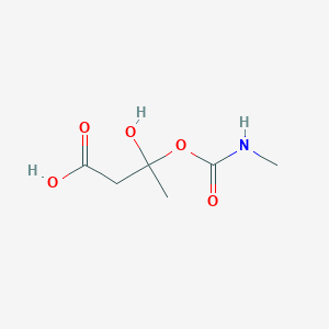 3-Hydroxy-3-[(methylcarbamoyl)oxy]butanoic acid