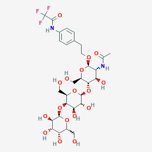 molecular formula C30H43F3N2O17 B151613 Teggag CAS No. 139886-73-0